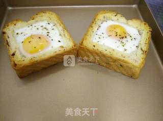 简单易操作的太阳蛋的做法步骤:3