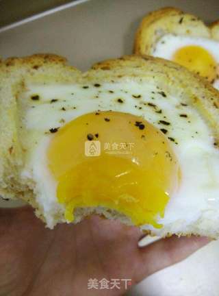 简单易操作的太阳蛋的做法步骤:4