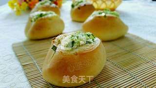 蒜香餐包的做法步骤:12