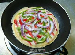 平底锅之披萨鸡蛋饼的做法步骤:8