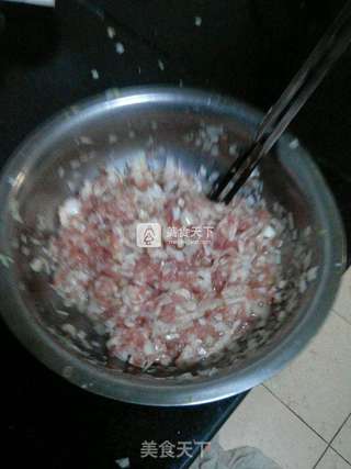 猪肉白菜水饺的做法步骤:5