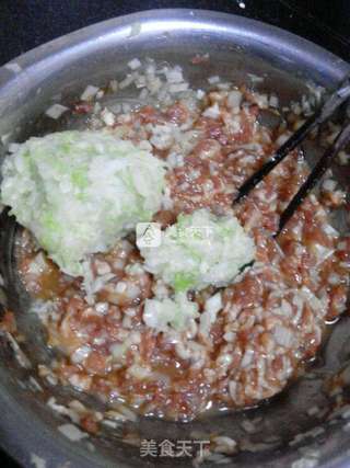 猪肉白菜水饺的做法步骤:6