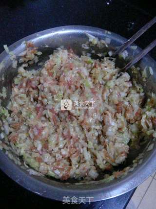 猪肉白菜水饺的做法步骤:7