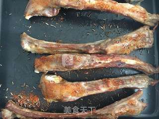 新疆味道烤羊排的做法步骤:5