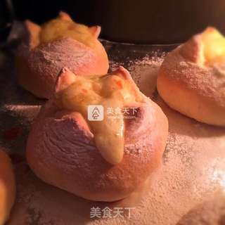 芝士熔岩面包的做法步骤:21
