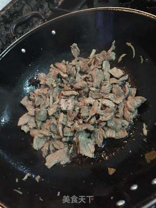 塞外脆脆牛肉香的做法步骤:7