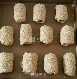 全麦豆沙卷的做法步骤:10
