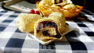全麦豆沙卷的做法步骤:11