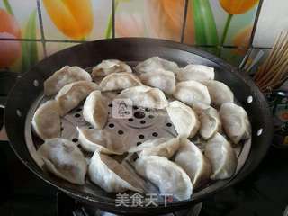 干肠白菜馅蒸饺的做法步骤:6