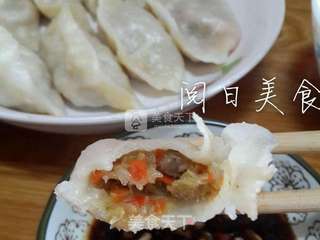 干肠白菜馅蒸饺的做法步骤:7