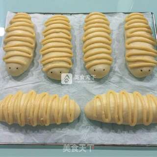 毛毛虫面包的做法步骤:19