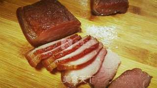 青椒炒腊肉的做法步骤:2