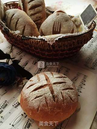 黑麦果料面包的做法步骤:21