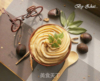 软糯栗子泥的做法步骤:7