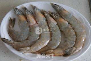 糖姜蒜香虾的做法步骤:5