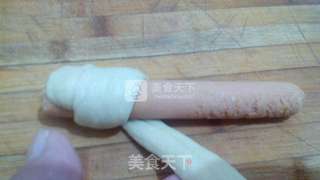 热狗面包卷的做法步骤:7