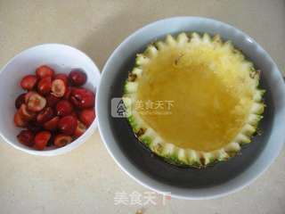 凤梨蔓越莓糯米饭的做法步骤:4