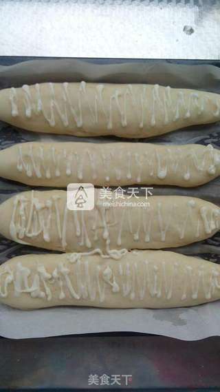 香葱沙拉夹心面包的做法步骤:20