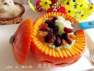 黄金瓜糯米饭的做法步骤:10