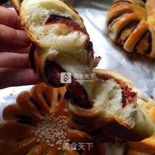 花式豆沙包的做法步骤:33