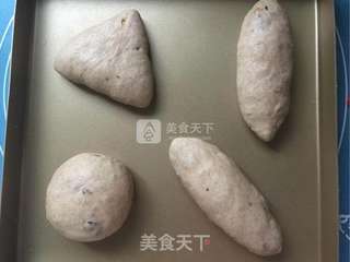 黑麦果料面包的做法步骤:15