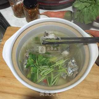 带鱼萝卜丝汤的做法步骤:6