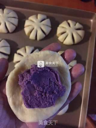 紫薯小包的做法步骤:6
