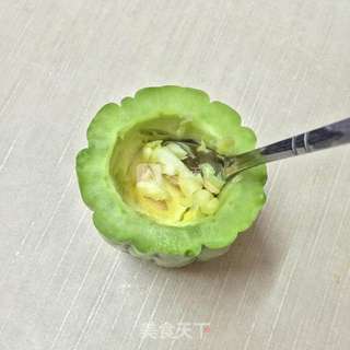 酿苦瓜的做法步骤:4