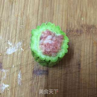 酿苦瓜的做法步骤:5