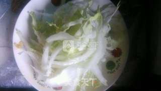 白菜头油豆腐的做法步骤:2