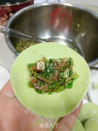 鲜肉芹菜汤饺的做法步骤:10