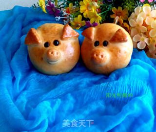 小猪蔬菜面包的做法步骤:20