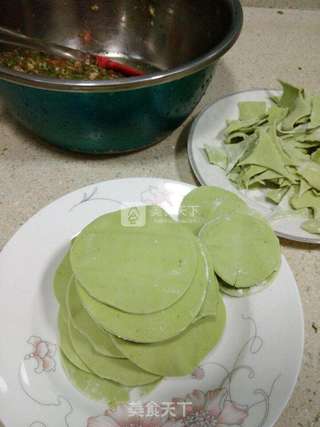 鲜肉芹菜汤饺的做法步骤:9