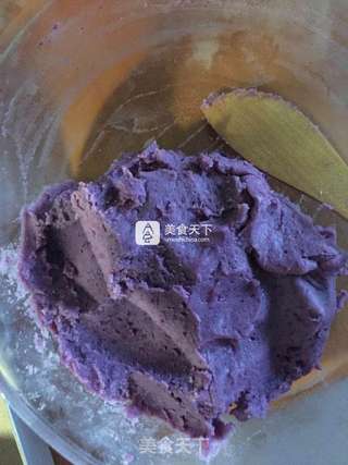 紫薯小包的做法步骤:3