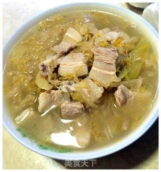 正宗东北五花肉炖酸菜的做法步骤:9