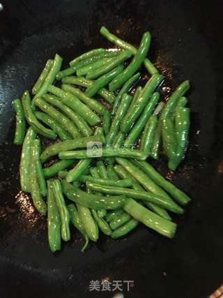 肉丁茄烧豆的做法步骤:5