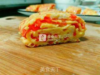 胡萝卜厚蛋烧的做法步骤:13