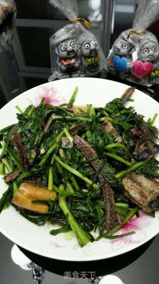 黄鳝鱼炒韭菜的做法步骤:7