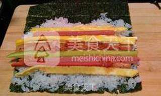 包裹着的爱------紫菜包饭的做法步骤:7