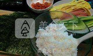 包裹着的爱------紫菜包饭的做法步骤:6