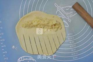绿豆面包卷的做法步骤:8