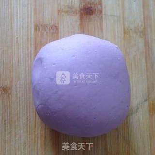 南瓜紫薯发糕的做法步骤:3