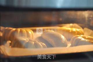 绿豆面包卷的做法步骤:12