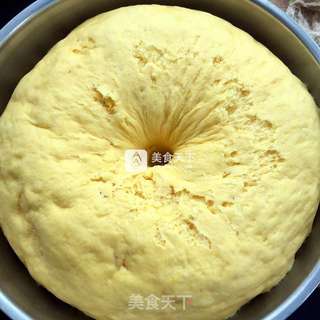 南瓜花卷馒头的做法步骤:5
