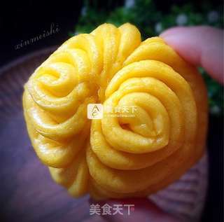 南瓜花卷馒头的做法步骤:19