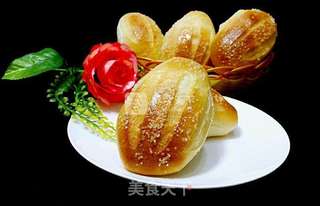 砂糖炼乳面包的做法步骤:14