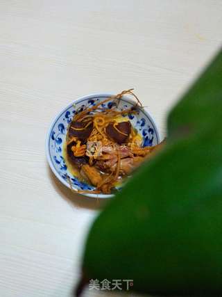 人参鹿茸鸡腿玉米虫草汤的做法步骤:10