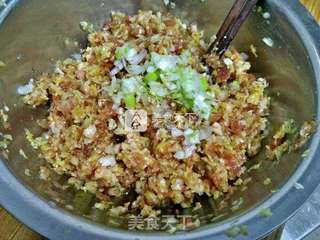 白菜猪肉糜锅贴的做法步骤:11