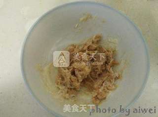 乳酪肉松卷的做法步骤:3