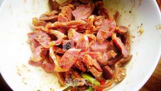 菠菜拌鸡胗的做法步骤:4